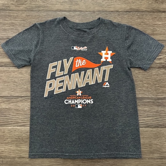 2017 Houston Astros American League Champions official MLB shirt youth - Picture 6 of 8